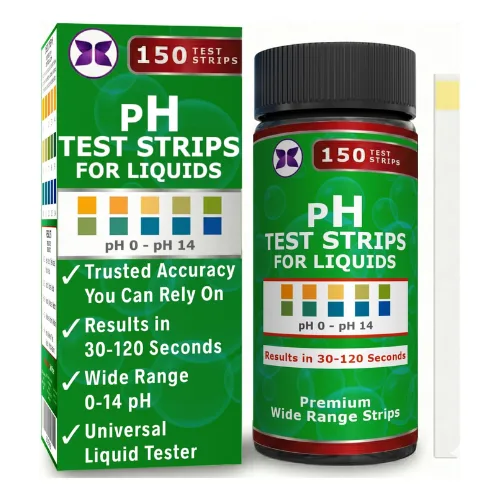 Just Fitter Alkaline Water pH Test Strips – Universal Water &amp; Liquid Testing Kit